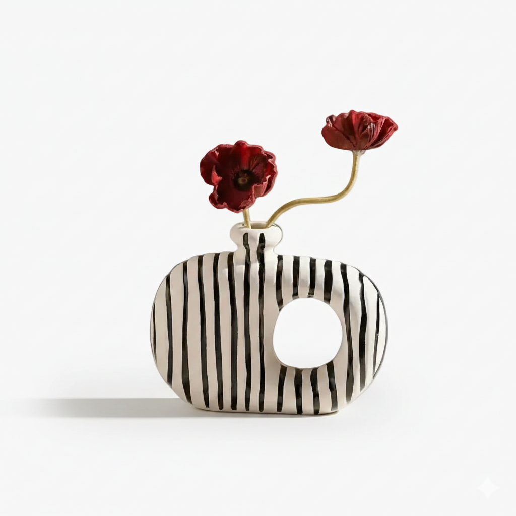 Zebra Vase