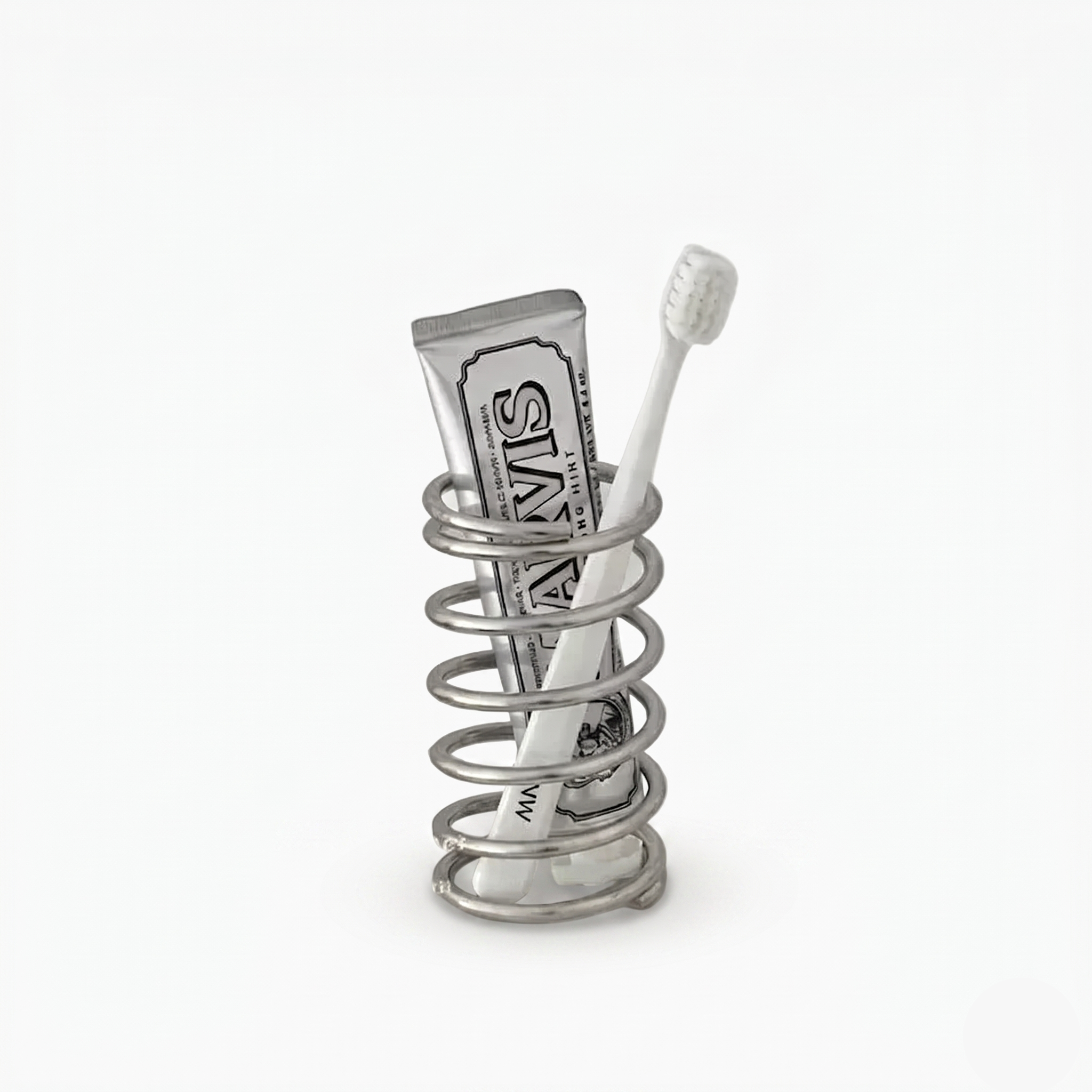 Spring Toothbrush holder