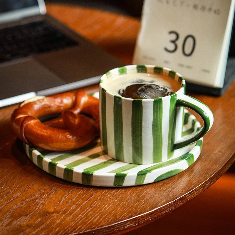 Striped Ceramic Set