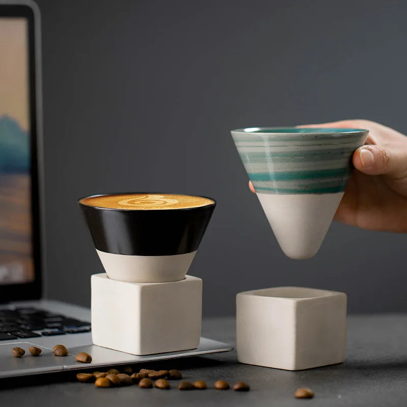 Geometric Coffee Cup