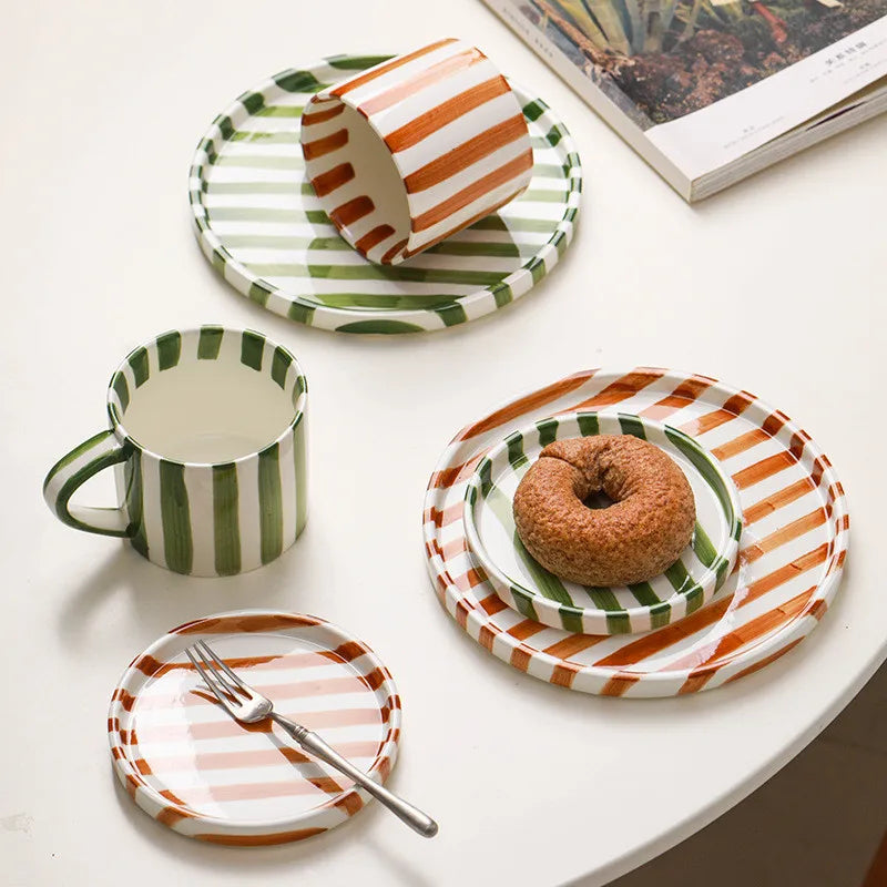 Striped Ceramic Set