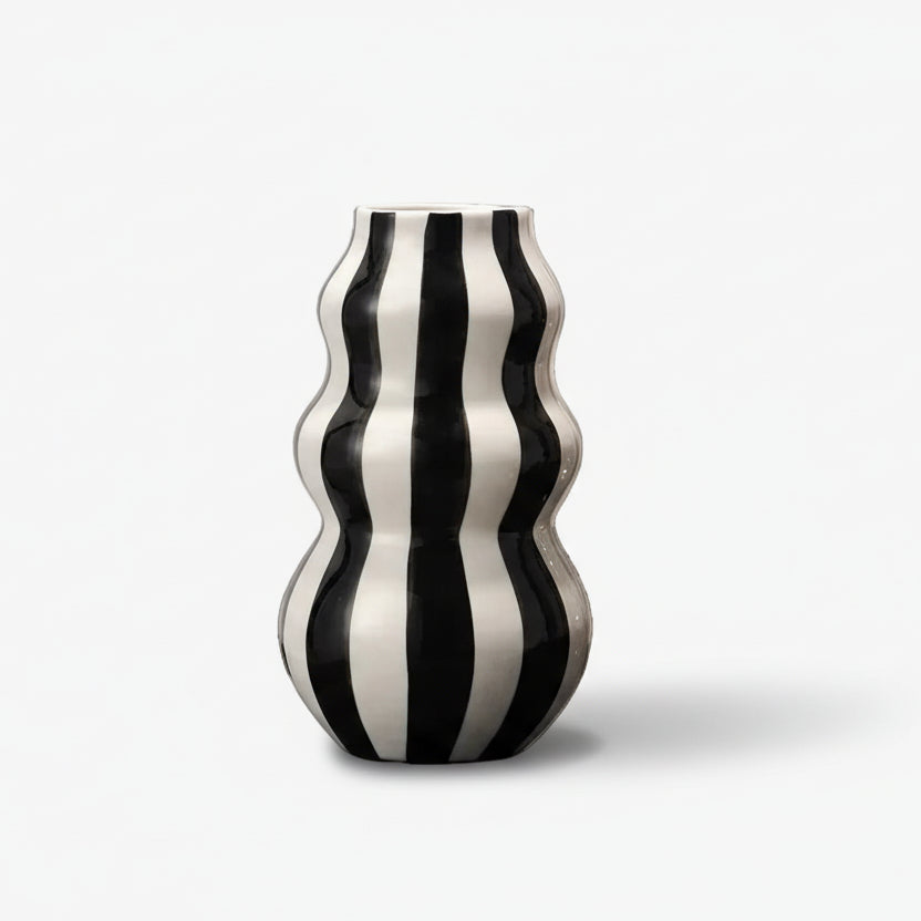 Wavy Striped Vase