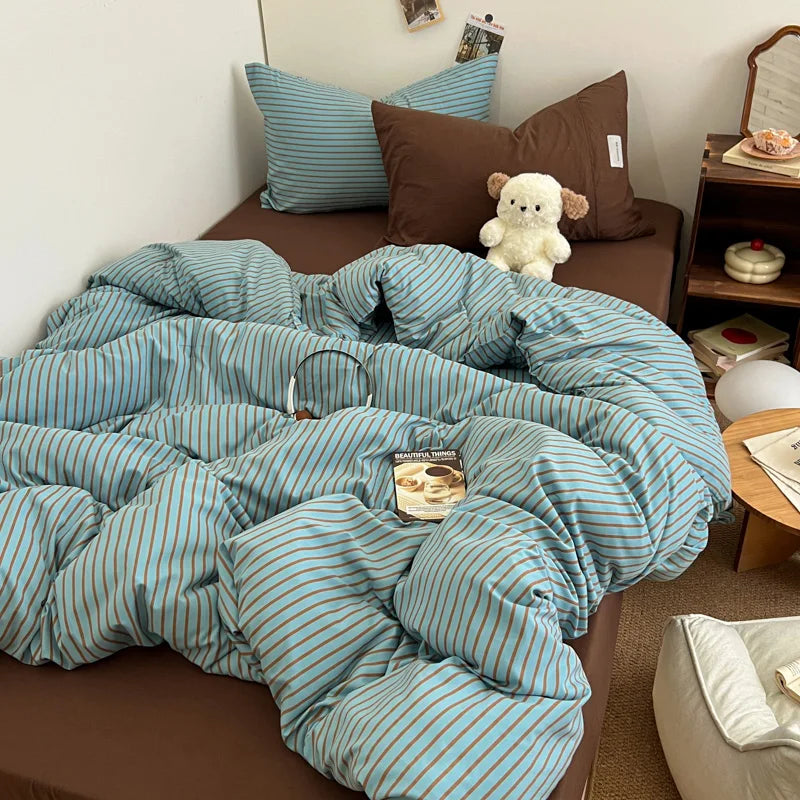 Pinstripe Bedding Set