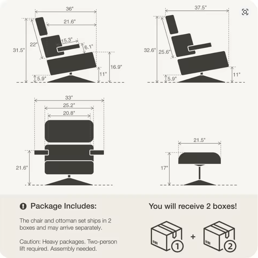 Eames Lounge Chair and Ottoman