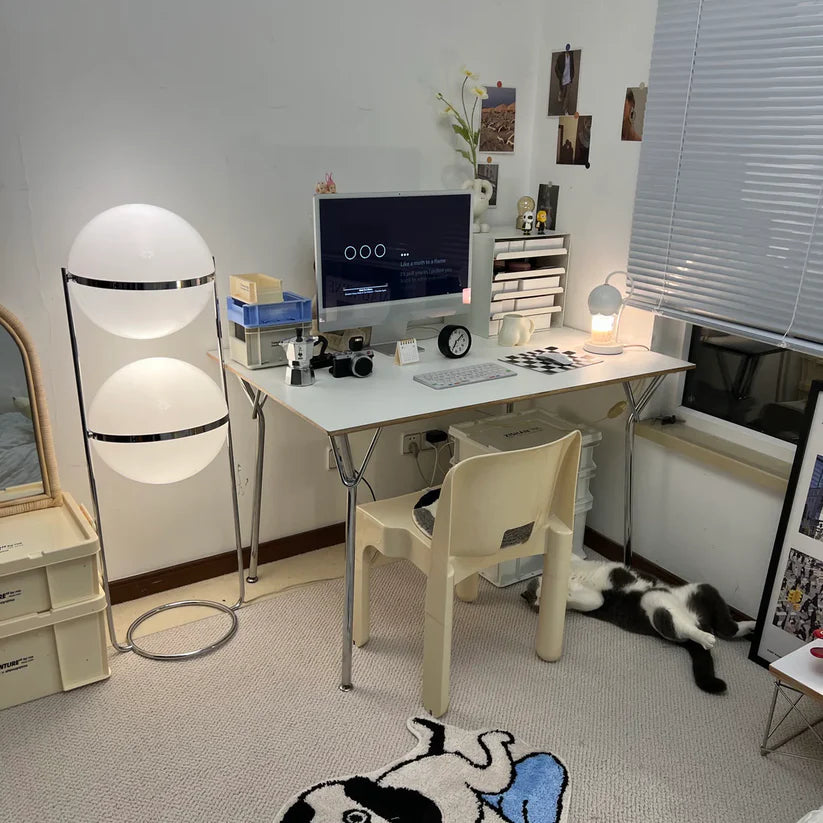 Dual Orb Floor Lamp