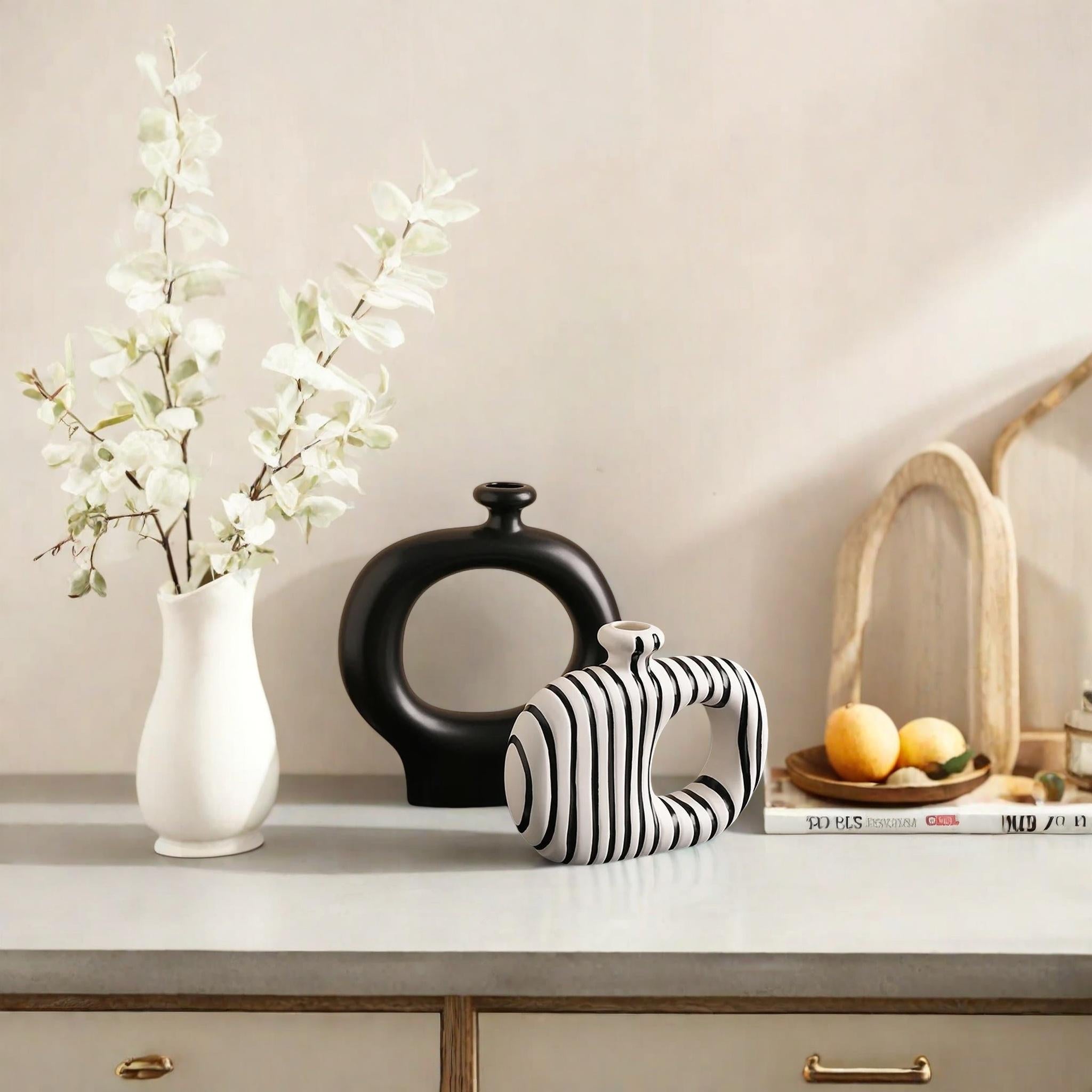 Zebra Vase